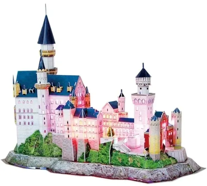 puzzle-3d-neuschanstein-castle-l174-material-drewno