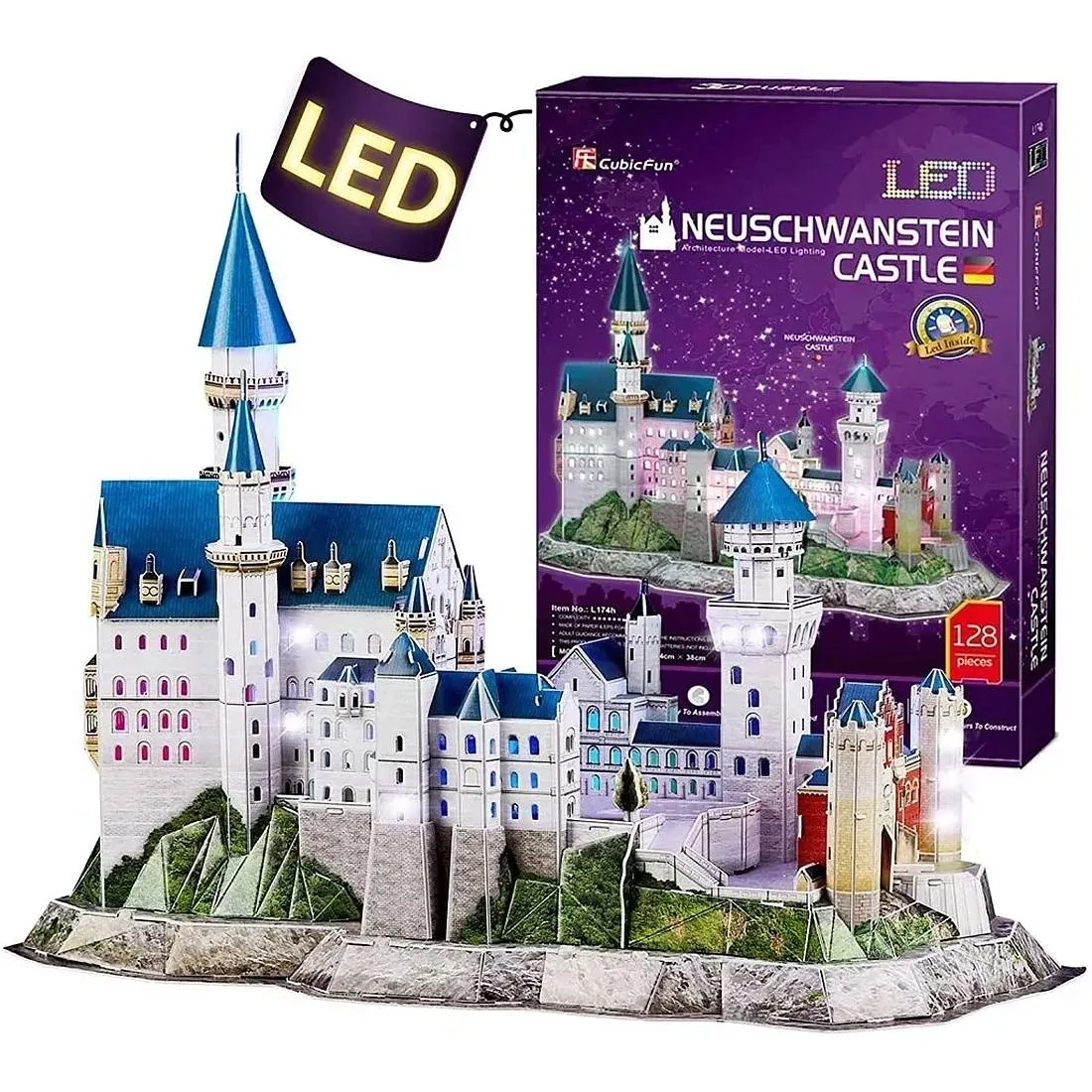 puzzle-3d-neuschanstein-castle-l174
