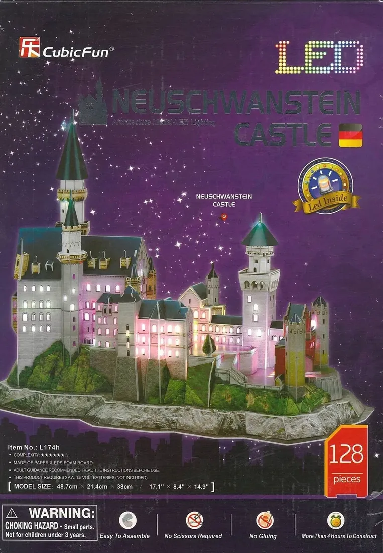 puzzle-3d-neuschanstein-castle-l174