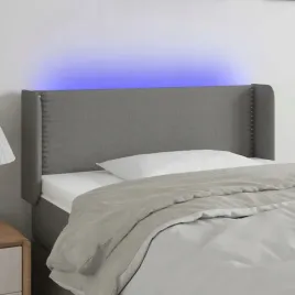 vidaxl-zaglowek-do-lozka-z-led-ciemnoszary-83x16x78-88-cm-tkanina