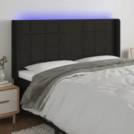 vidaxl-zaglowek-do-lozka-z-led-czarny-203x16x118-128-cm-tkanina