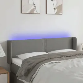 vidaxl-zaglowek-do-lozka-z-led-ciemnoszary-147x16x78-88-cm-tkanina