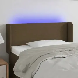vidaxl-zaglowek-do-lozka-z-led-ciemnobrazowy-103x16x78-88cm-tkanina