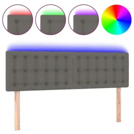 vidaxl-zaglowek-do-lozka-z-led-szary-144x5x78-88-cm-sztuczna-skora