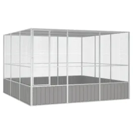 vidaxl-woliera-szara-3025x3245x2115-cm-galwanizowana-stal
