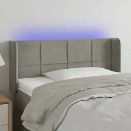 vidaxl-zaglowek-do-lozka-z-led-jasnoszary-103x16x78-88-cm-aksamit