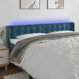 vidaxl-zaglowek-do-lozka-z-led-ciemnoniebieski-203x16x78-88-cm-aksamit
