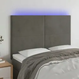vidaxl-zaglowek-do-lozka-z-led-ciemnoszary-144x5x118-128-cm-aksamit