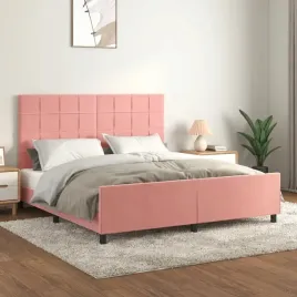 vidaxl-rama-lozka-z-zaglowkiem-rozowa-180x200-cm-aksamitna