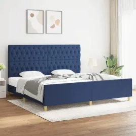 vidaxl-rama-lozka-z-zaglowkiem-niebieska-200x200-cm-obita-tkanina