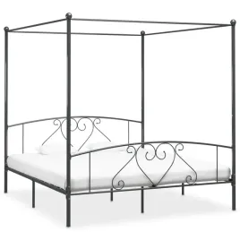 vidaxl-rama-lozka-z-baldachimem-szara-metalowa-180-x-200-cm