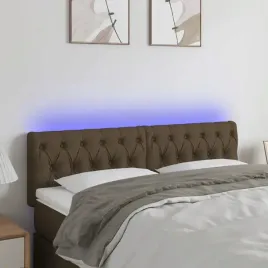 vidaxl-zaglowek-do-lozka-z-led-ciemnobrazowy-160x7x78-88-cm-tkanina