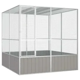 vidaxl-woliera-szara-2135x2175x2115-cm-galwanizowana-stal