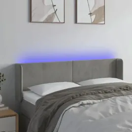vidaxl-zaglowek-do-lozka-z-led-jasnoszary-147x16x78-88-cm-aksamit