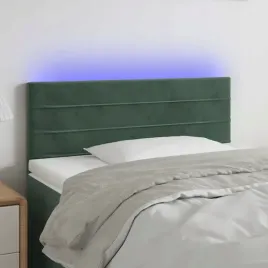 vidaxl-zaglowek-do-lozka-z-led-ciemnozielony-90x5x78-88-cm-aksamit