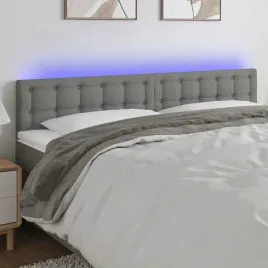 vidaxl-zaglowek-do-lozka-z-led-ciemnoszary-200x5x78-88-cm-tkanina