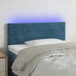 vidaxl-zaglowek-do-lozka-z-led-ciemnoniebieski-90x5x78-88cm-aksamit