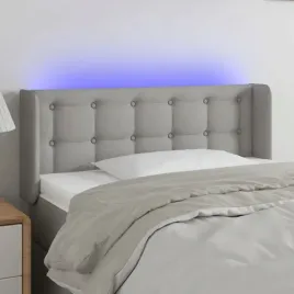 vidaxl-zaglowek-do-lozka-z-led-jasnoszary-93x16x78-88-cm-tkanina