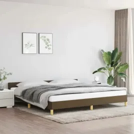 vidaxl-rama-lozka-bez-materaca-ciemnobrazowa-200x200-cm-tkanina