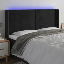 vidaxl-zaglowek-do-lozka-z-led-czarny-203x16x118-128-cm-aksamit