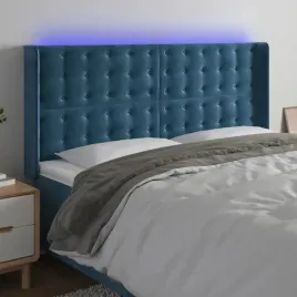 vidaxl-zaglowek-do-lozka-z-led-ciemnoniebieski-163x16x118-128-cm