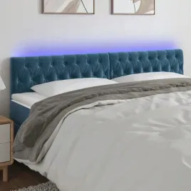 vidaxl-zaglowek-do-lozka-z-led-ciemnoniebieski-200x7x78-88cm-aksamit