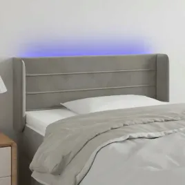 vidaxl-zaglowek-do-lozka-z-led-jasnoszary-103x16x78-88-cm-aksamit