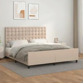 vidaxl-rama-lozka-z-zaglowkiem-cappuccino-160x200-cm-sztuczna-skora