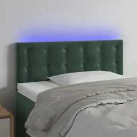 vidaxl-zaglowek-do-lozka-z-led-ciemnozielony-90x5x78-88-cm-aksamit