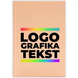 kalendarz-ksiazkowy-2026-brzoskwiniowy-twoje-logo-tekst-personalizacja