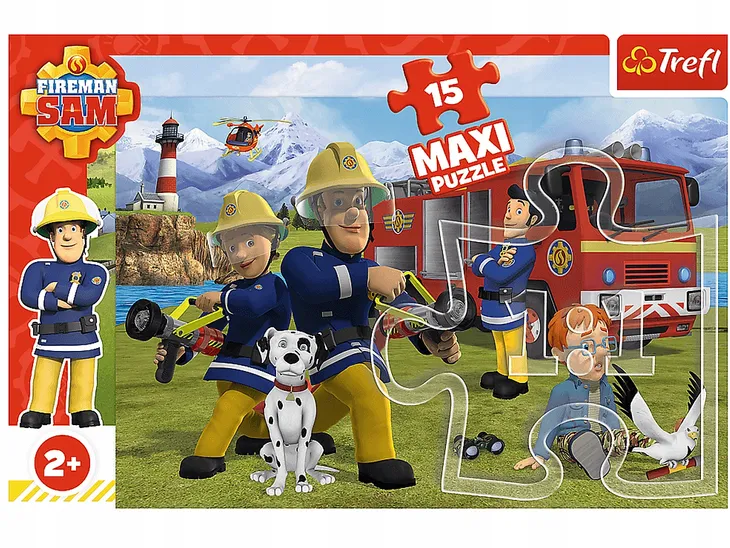 trefl-maxi-15-elementow-puzzle-strazak-sam-druzyna-w-akcji-kolekcja-15-maxi