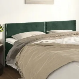 vidaxl-zaglowki-do-lozka-2-szt-ciemnozielony-100x5x78-88cm-aksamit