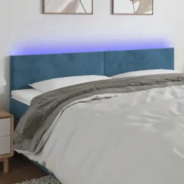 vidaxl-zaglowek-do-lozka-z-led-ciemnoniebieski-160x5x78-88cm-aksamit
