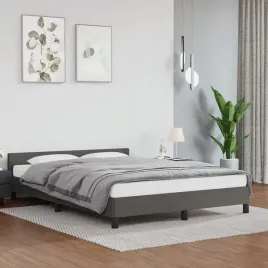 vidaxl-rama-lozka-z-zaglowkiem-bez-materaca-szara-140x190-cm