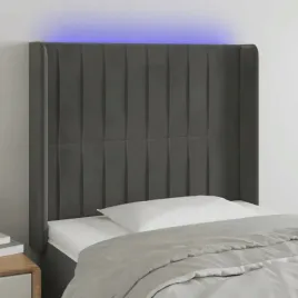 vidaxl-zaglowek-do-lozka-z-led-ciemnoszary-83x16x118-128-cm-aksamit