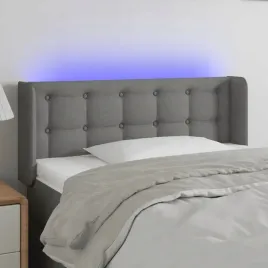 vidaxl-zaglowek-do-lozka-z-led-ciemnoszary-93x16x78-88-cm-tkanina