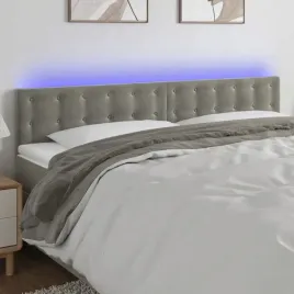 vidaxl-zaglowek-do-lozka-z-led-jasnoszary-160x5x78-88-cm-aksamit