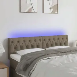 vidaxl-zaglowek-do-lozka-z-led-taupe-144x7x78-88-cm-tkanina
