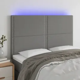 vidaxl-zaglowek-do-lozka-z-led-ciemnoszary-144x5x118-128-cm-tkanina