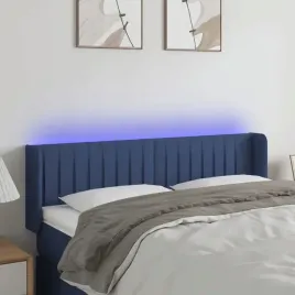 vidaxl-zaglowek-do-lozka-z-led-niebieski-147x16x78-88-cm-tkanina