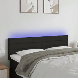 vidaxl-zaglowek-do-lozka-z-led-czarny-144x5x78-88-cm-tkanina