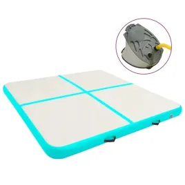 vidaxl-mata-gimnastyczna-z-pompka-200x200x10-cm-pvc-zielona