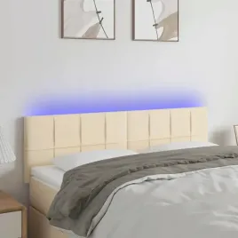 vidaxl-zaglowek-do-lozka-z-led-kremowy-144x5x78-88-cm-tkanina