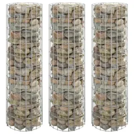 vidaxl-okragle-donice-gabionowe-podniesione-3-szt-stal-o30x100-cm