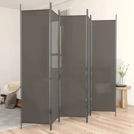 vidaxl-parawan-5-panelowy-antracytowy-250x200-cm-tkanina