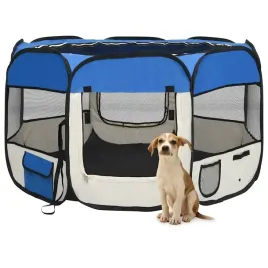 vidaxl-skladany-kojec-dla-psa-z-torba-niebieski-110x110x58-cm