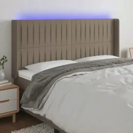 vidaxl-zaglowek-do-lozka-z-led-taupe-203x16x118-128-cm-tkanina