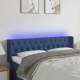 vidaxl-zaglowek-do-lozka-z-led-niebieski-147x16x78-88-cm-tkanina