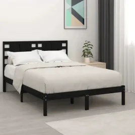 vidaxl-rama-lozka-czarna-lite-drewno-sosnowe-140x190-cm