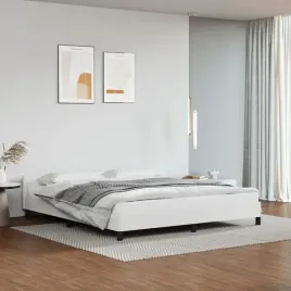 vidaxl-rama-lozka-z-zaglowkiem-bez-materaca-biala-160x200-cm